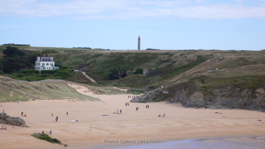 Plage de Donnant et grand phare.JPG - Plage de Donnant et grand phare